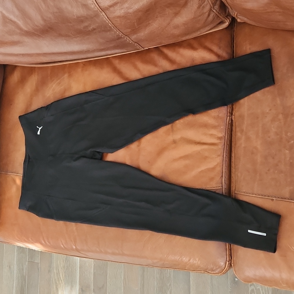 PUMA running leggings!  Black, size medium, small pockets, like new